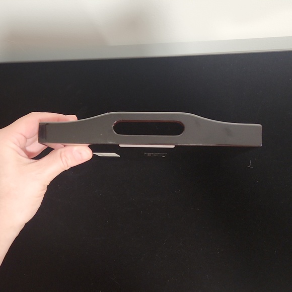 Vietnamese Lacquer  small tray with handles - Picture 2 of 5